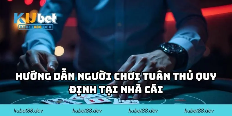 Hướng dẫn người chơi tuân thủ quy định tại nhà cái