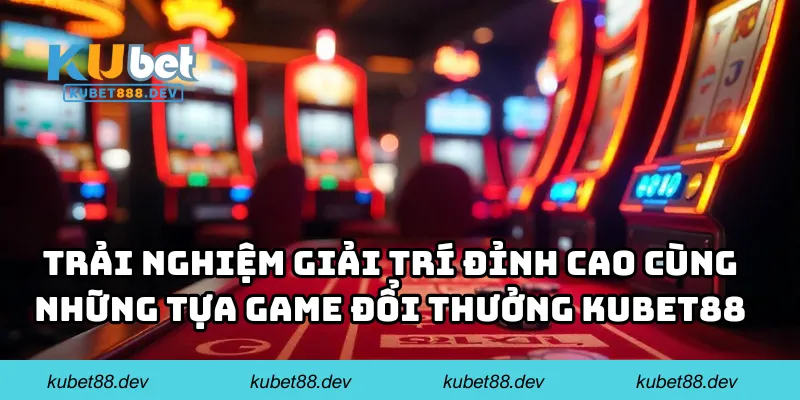 Trải nghiệm giải trí đỉnh cao cùng những tựa game đổi thưởng KUBET88