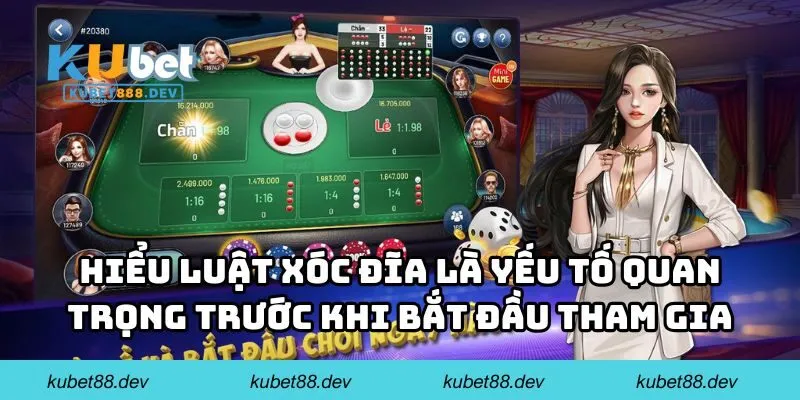 Hiểu luật xóc đĩa là yếu tố quan trọng trước khi bắt đầu tham gia